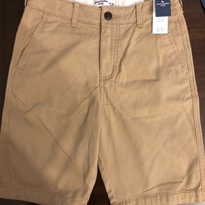 Abercrombie khaki shorts NWT
